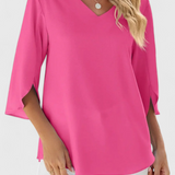 Tabitha Blusa Colección Sofisticada Tejido Suave Fresco
