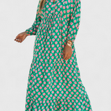 Aroa Vestido Boho Estampado Artístico Colección Limitada