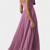 Ottilie Vestido Chiffon Plisado Corsé Esculpido Colección