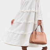 Jada Vestido Sudadera Volantes Exclusiva Casual-Chic