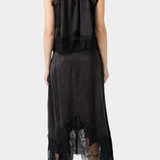Coralena Conjunto Falda Midi Encaje Premium Exclusiva