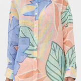 Lumina Conjunto Tropical Premium Camisa Shorts Cintura Alta