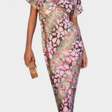 Triana Vestido Estampado Abstracto Colección Exclusiva