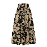 Camila Falda Midi Estampado Floral Plisados Exclusiva