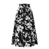 Camila Falda Midi Estampado Floral Plisados Exclusiva