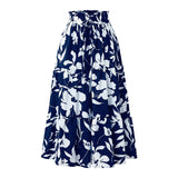 Camila Falda Midi Estampado Floral Plisados Exclusiva