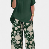 Aivy Conjunto Floral Dos Piezas Colección Toque Relajado