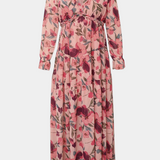 Keti Vestido Maxi Colección Floral Mangas Largas Exclusivas