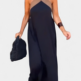 Edith Vestido Cuello Cruzado Descubierta Colección Exclusiva