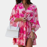 Eliza Vestido Mini Nudo Frontal Y Volantes Edición Limitada