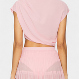 Nalia Falda de Chifón Capas Vaporosas Exclusiva Edición