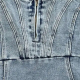Janessa Vestido Denim Exclusivo Tirantes Ajustables