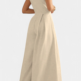 Blanca Mono Exclusiva Colección Minimalista Pliegues