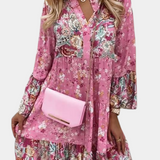 Vera Vestido Mini A Line Boho Colección Exclusiva Edición