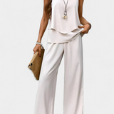 Martina Conjunto Boho Elegante Edición Pantalón Recto