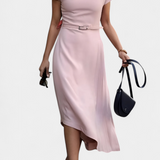 Florence Vestido Asimétrico Urbano Colección Exclusiva