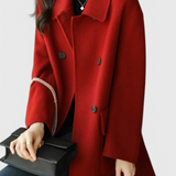 Camille Abrigo Lana Largo Colección Elegancia Exclusiva