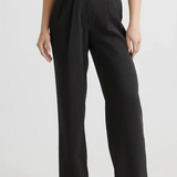 Tinabella Pantalón Tailored Pierna Ancha Edición Cintura Alta