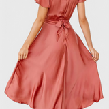 Franzi Vestido Elegante Con Escote En V Colección Vintage