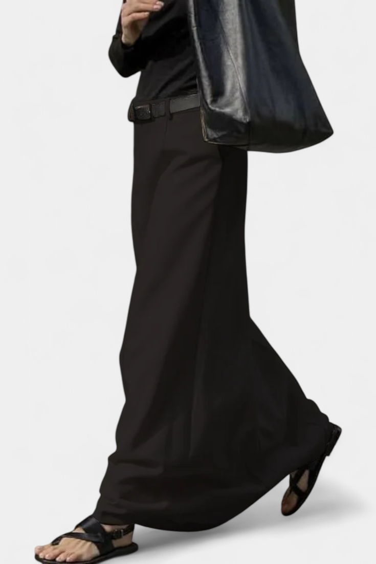 Mara Falda H Line Minimalista Con Spandex Y Corte Urbano