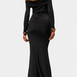 Kiah Vestido Maxi Off Shoulder Colección Exclusiva Elegante