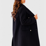 Yara Abrigo de Lana Classic Silueta Estructurada Exclusiva