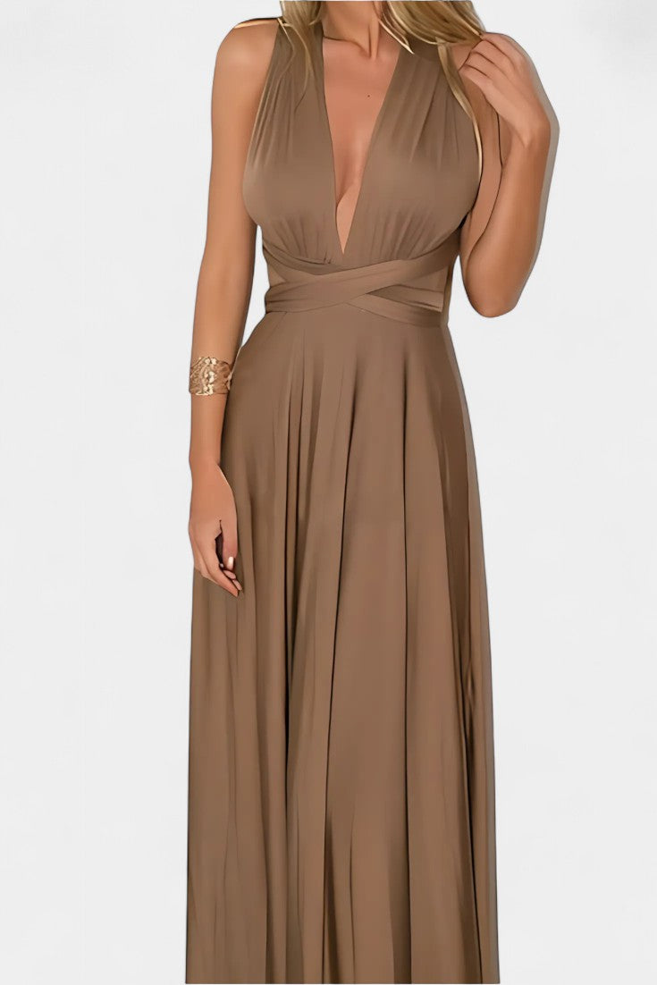 Josephine Vestido Envolvente Colección Exclusiva Ajustable