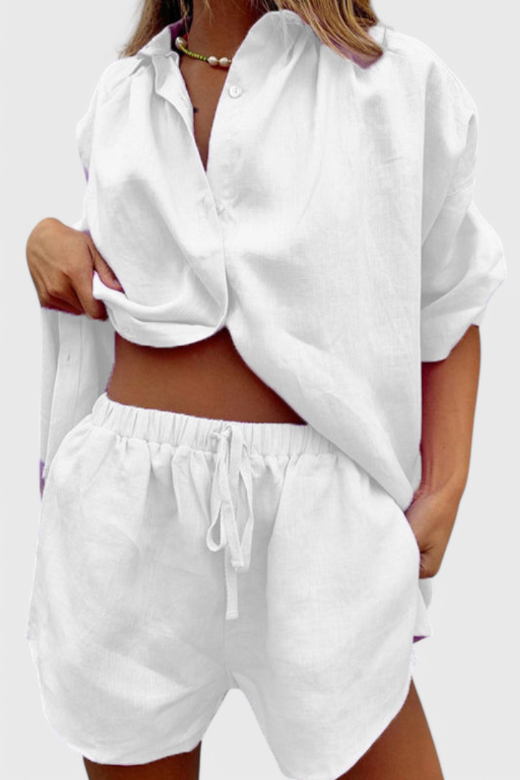 Anika Conjunto Dos Piezas Algodón Ligero Exclusivo Premium