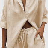 Anika Conjunto Dos Piezas Algodón Ligero Exclusivo Premium