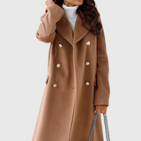Yara Abrigo de Lana Classic Silueta Estructurada Exclusiva