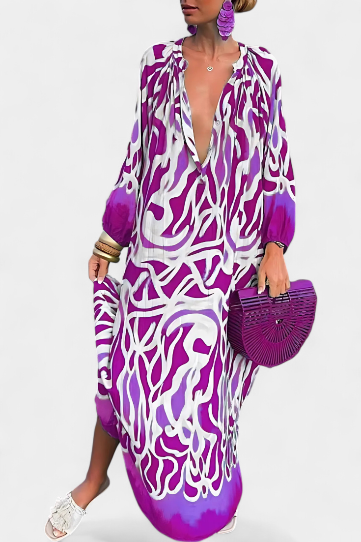 Malina Vestido Boho Ligero Artesanal Colección Exclusiva
