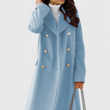 Yara Abrigo de Lana Classic Silueta Estructurada Exclusiva