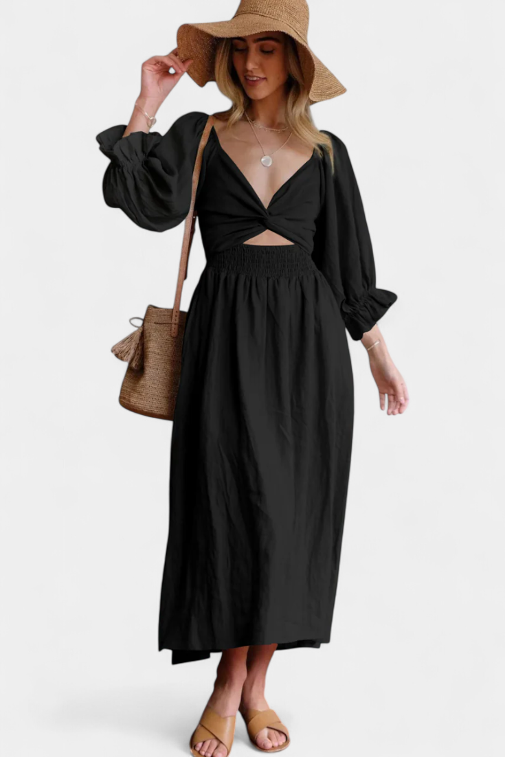 Petra Vestido Colección Exclusivo Niveles Cuerpo Fruncido