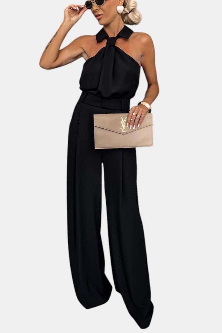 Sibyl Conjunto Elegante Dos Piezas Halter Exclusivo