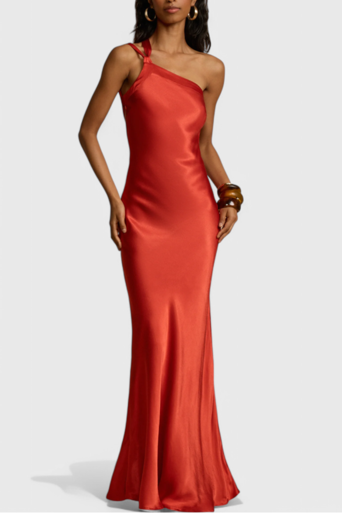 Lucra Vestido Maxi Brillante Premium Colección Exclusiva