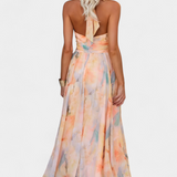 Alaia Vestido Estampado Aquarelle Colección Exclusiva
