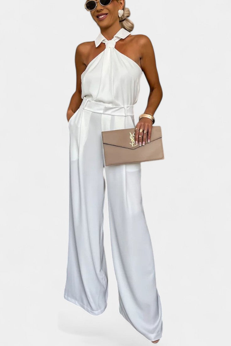Sibyl Conjunto Elegante Dos Piezas Halter Exclusivo