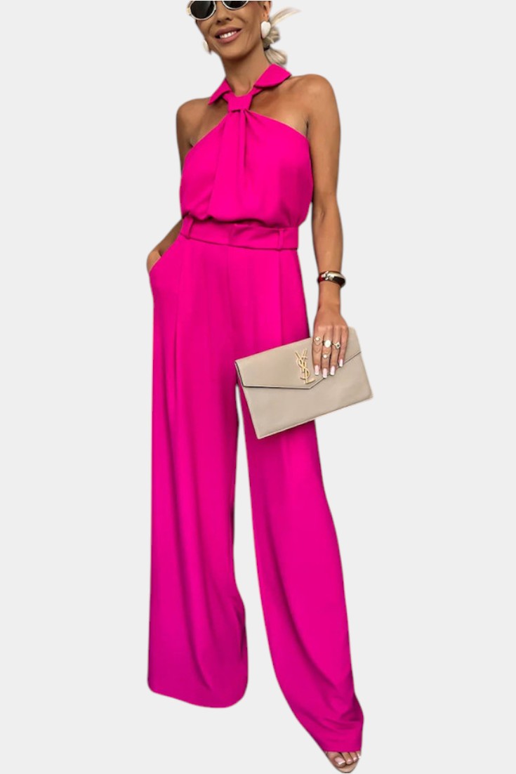 Sibyl Conjunto Elegante Dos Piezas Halter Exclusivo