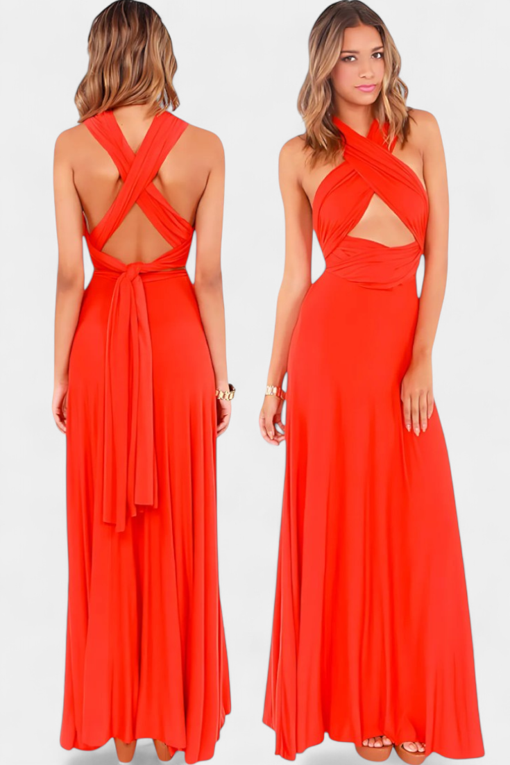 Josephine Vestido Envolvente Colección Exclusiva Ajustable