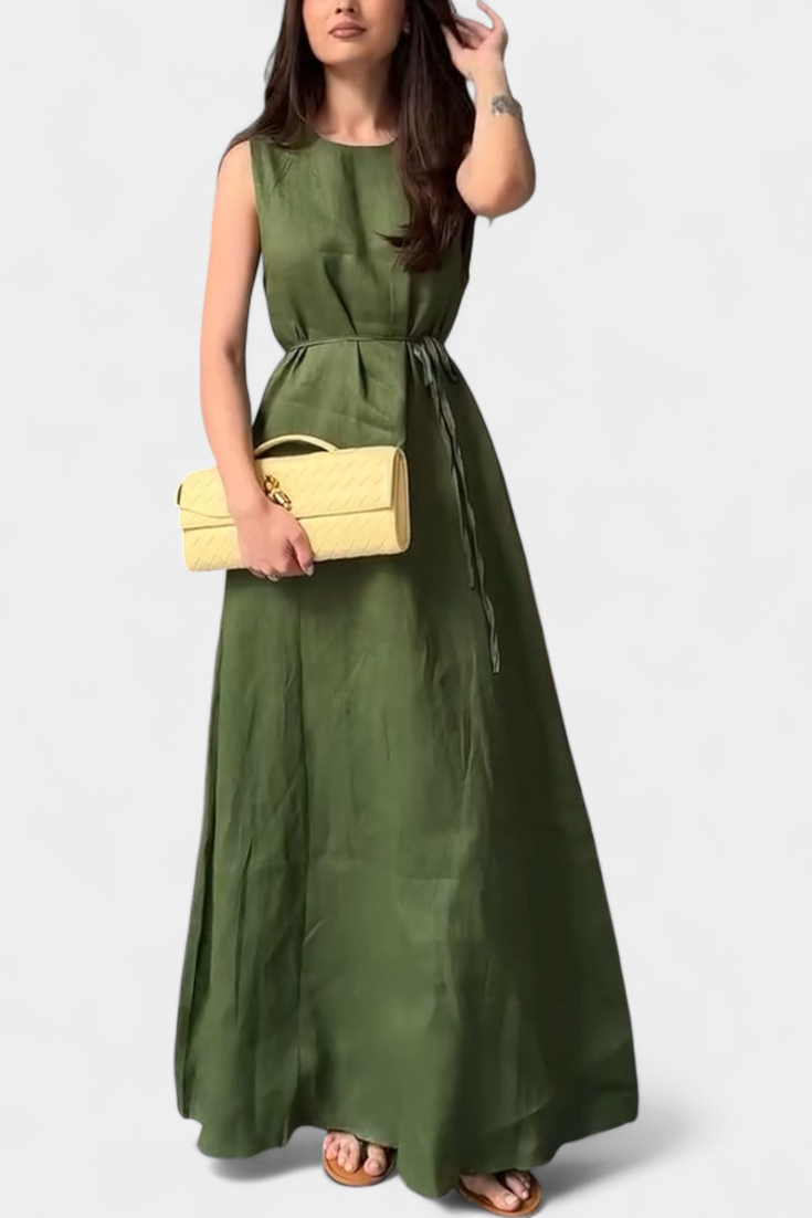 Rosetta Vestido A Línea Colección Rosetta Lazo Exclusivo