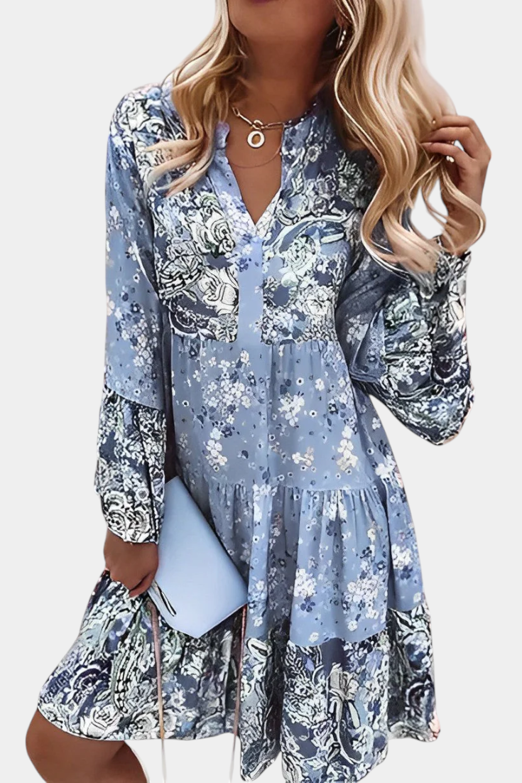 Vera Vestido Mini A Line Boho Colección Exclusiva Edición