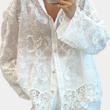 Iris Blusa Wild Bordado Encaje Colección Exclusiva Limitada