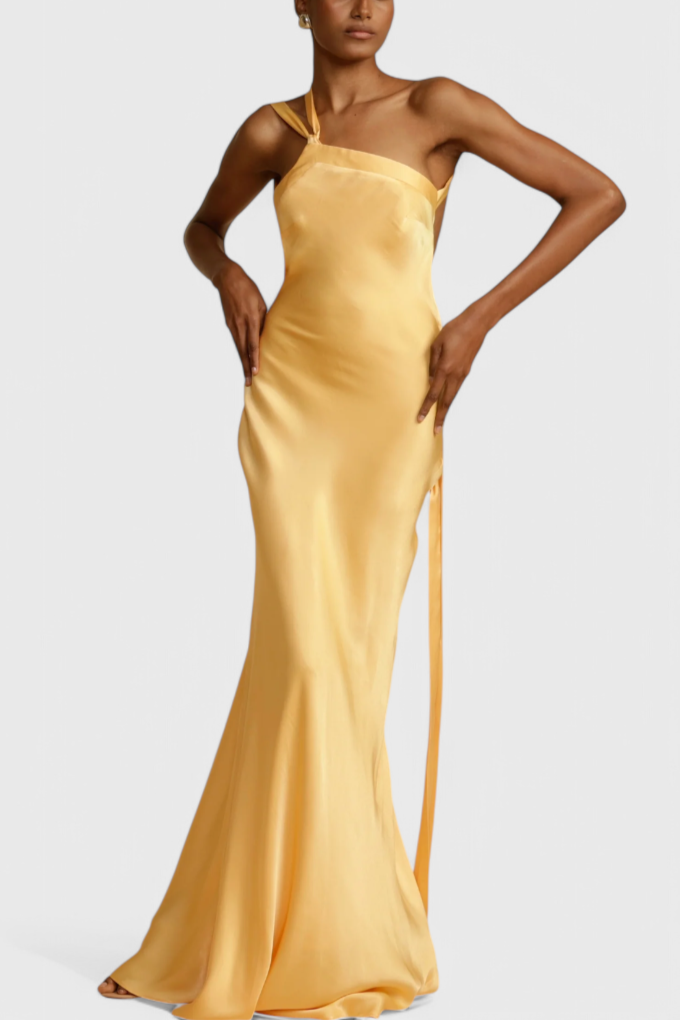 Lucra Vestido Maxi Brillante Premium Colección Exclusiva