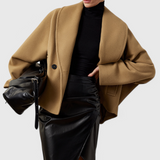 Helena Abrigo de Tweed Oversized Con Algodón Poliéster