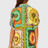Nicole Conjunto De Satén Girasoles Edición Exclusiva