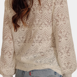 Blusa de Encaje Soleil Algodón Transpirable Exclusiva