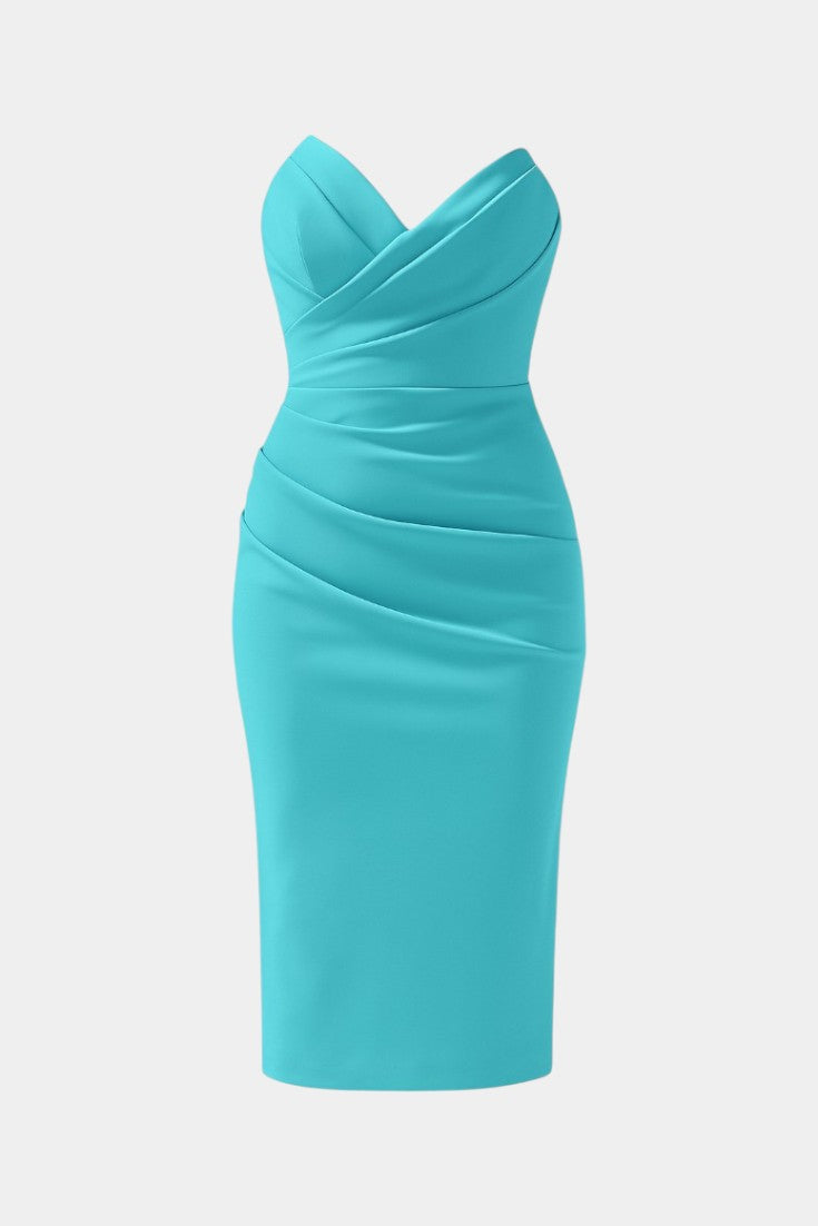 Iveta Vestido Sin Tirantes Y Sin Espalda Privilegio