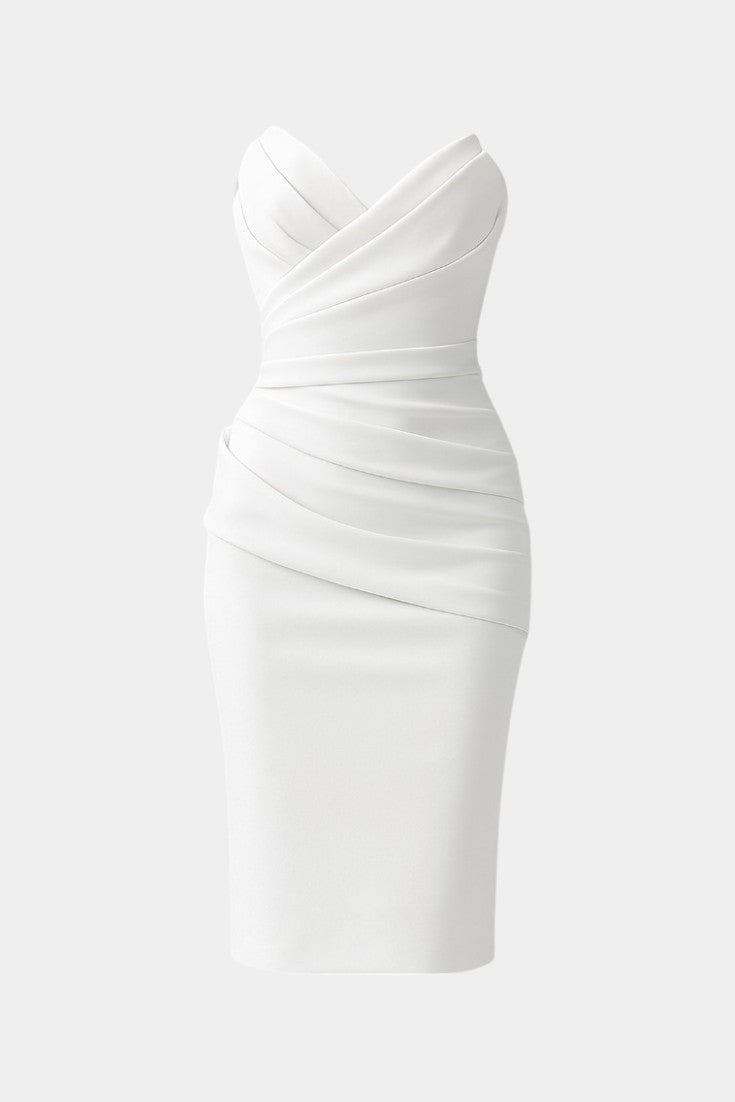 Iveta Vestido Sin Tirantes Y Sin Espalda Privilegio