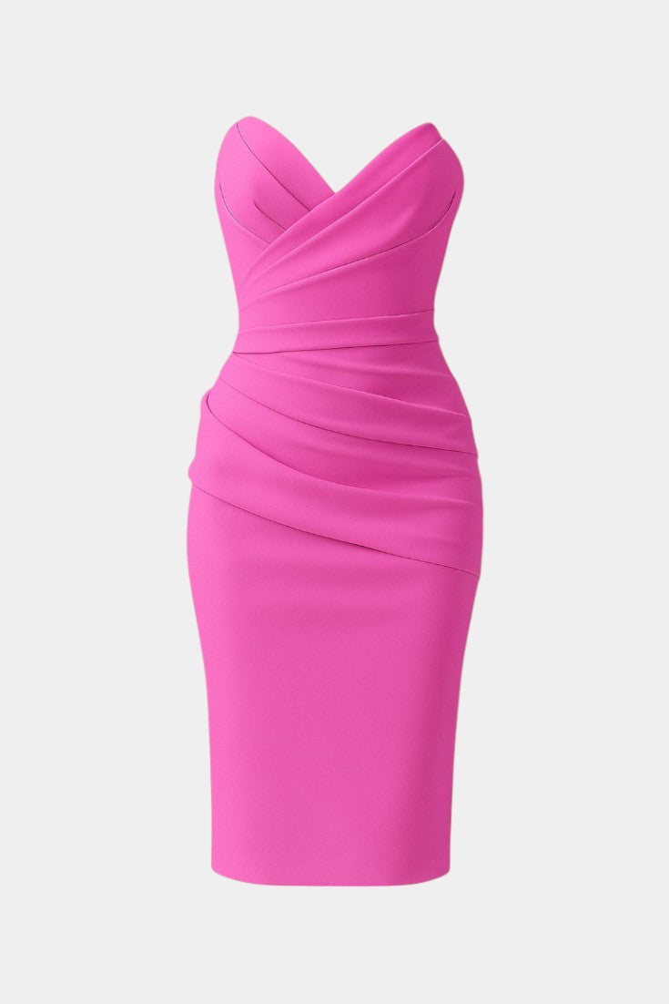 Iveta Vestido Sin Tirantes Y Sin Espalda Privilegio