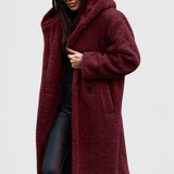 Mila Abrigo Largo de Piel de Oso Colección Exclusiva